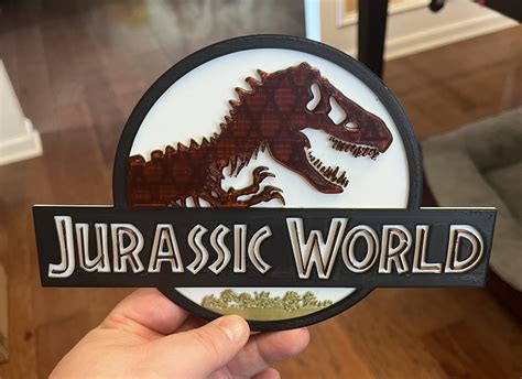 Jurassic World Sign By Papapooch Download Free Stl Model