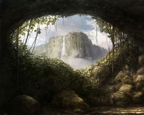 Fonds Decran Monde Fantastique Grotte Fantasy Télécharger Photo