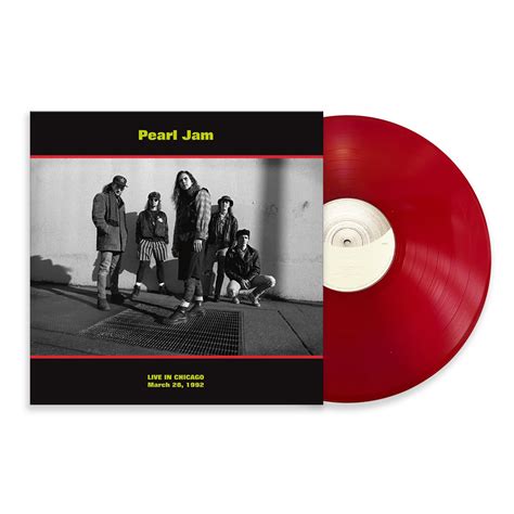 Vinilo Pearl Jam Chicago 3 28 92 Red Vinyl 1lp Plaza Música