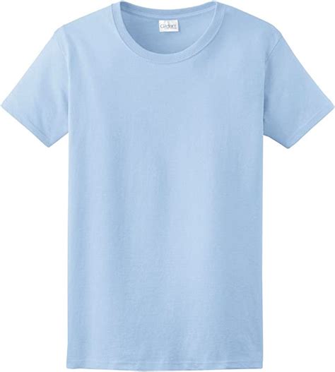 Gildan Womens Ultra Cotton Light Blue T Shirt Small Clothing