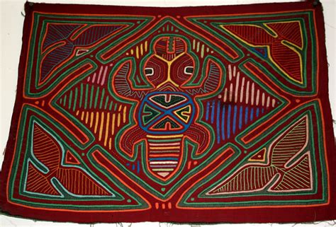 Part Of My Collection Of Molas Made By The Kuna Indians Of Panama