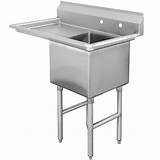 Pictures of Commercial Sink With Drainboard