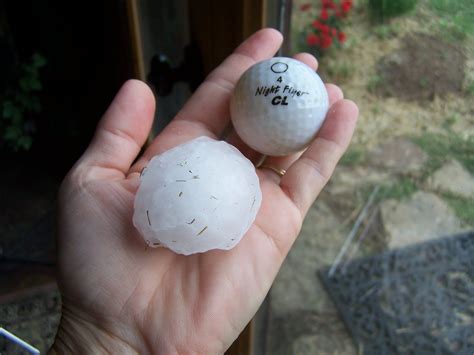 golf ball size #hail. that'll do some damage.