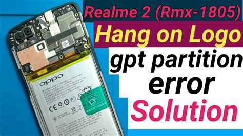 Realme Rmx Hang On Logo Solution Realme Hanging Problem