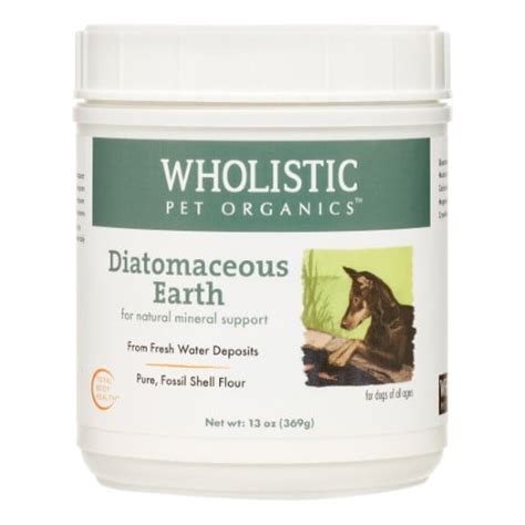 Wholistic Pet Organics Diatomaceous Earth Dog Supplement 13 Oz