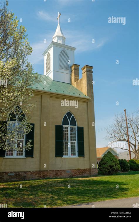 St Thomas Chapel 7854 Church Street Middletown Virginia Stock Photo