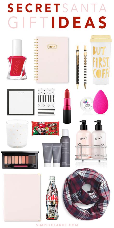 Secret santa gift ideas for the office fashionista are not as scary they seem. Secret Santa Gift Ideas - Simply Clarke