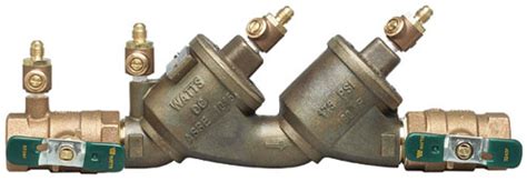 Watts Double Check And Reduced Pressure Backflow Preventers