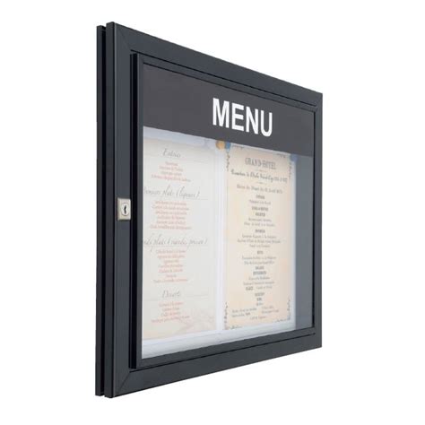 Porte menu extérieur 5012L Porte menus pour restaurants Afix