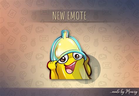 Twitch Cute Banana Emotes For Streamers Kawaii Banan Emote Etsy