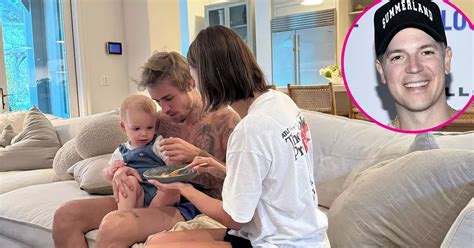 Justin Bieber And Hailey Bieber Cradle Jason Kennedys Newborn Baby