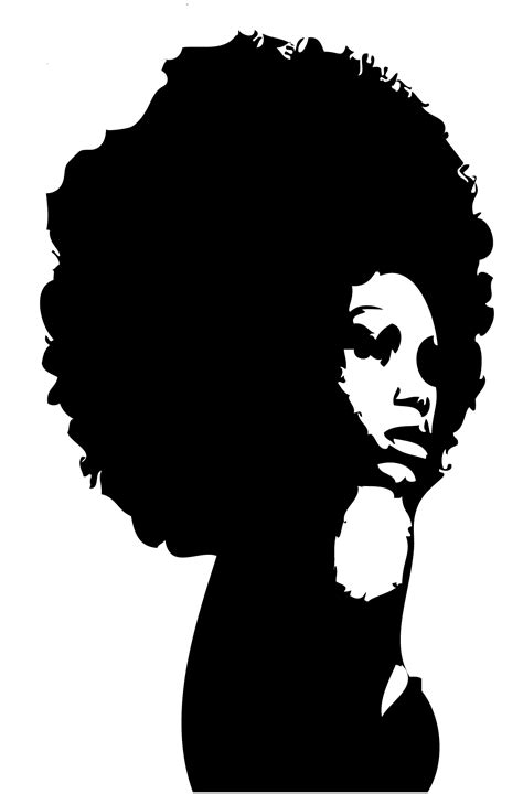 Pin By Victoria Fuentes On Black Is Beautiful Woman Face Silhouette Black Woman Silhouette