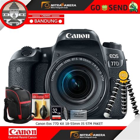 Jual Kamera Canon Eos 77D Kit 18 55mm IS STM Paket Di Lapak MitraKamera