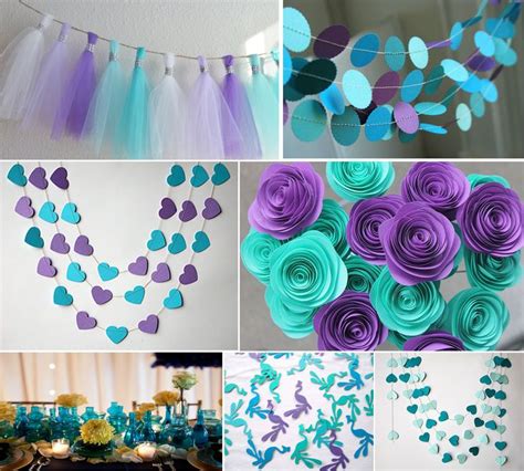 Make their milestone birthday party a real success with our selection of special 18th birthday decorations. purple and teal decorations - Google Search | Purple ...