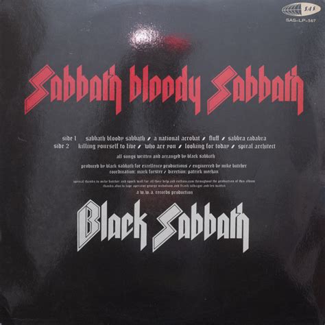 Black Sabbath Sabbath Bloody Sabbath Vinyl Discogs