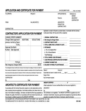 Print to the following original aia* contract documents: 1983 Form AIA Document G702 Fill Online, Printable ...