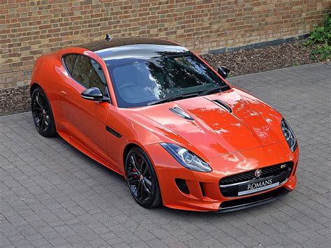 Jaguar F Type Orange Coupe