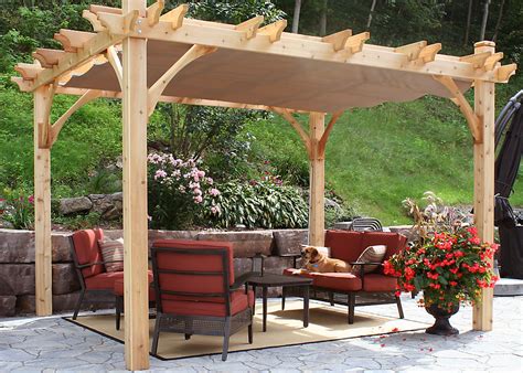 Outdoor Living Today Breeze 10 Ft X 12 Ft Pergola With Retractable