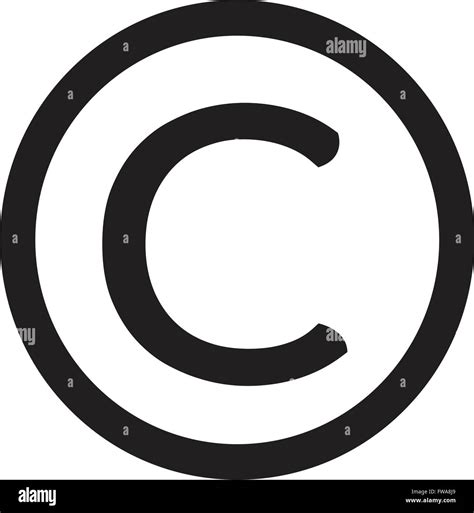 Símbolo De Copyright Diseño Ilustración Imagen Vector De Stock Alamy