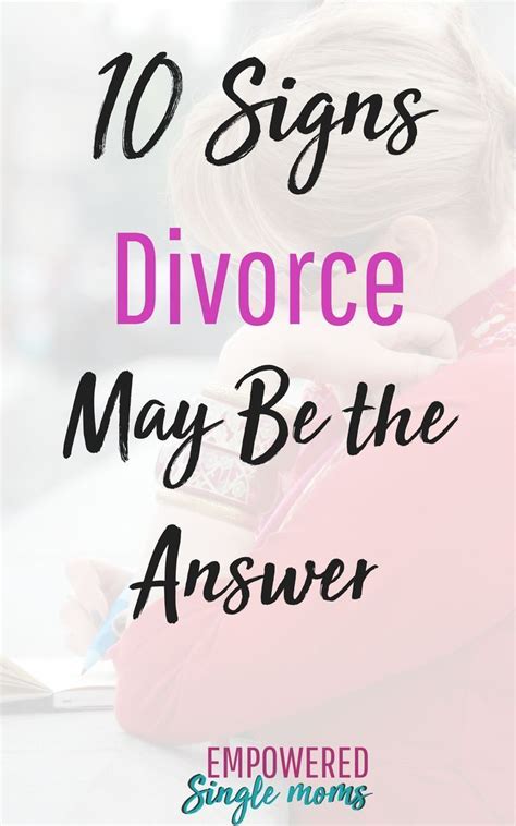 10 Signs Divorce May Be the Answer | Parenting quotes ...