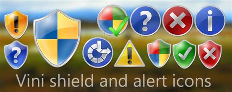 Vini Shield An Alerts Icons By Vinis13 On Deviantart