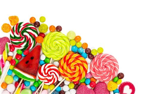 Colorful Candies And Lollipops Stock Photo Image Of Childhood Sweet