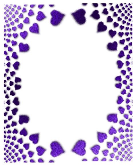 Purple Border Frame PNG Transparent
