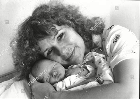 Julie Walters Actress Her New Baby Daughter Editorial Stock Photo