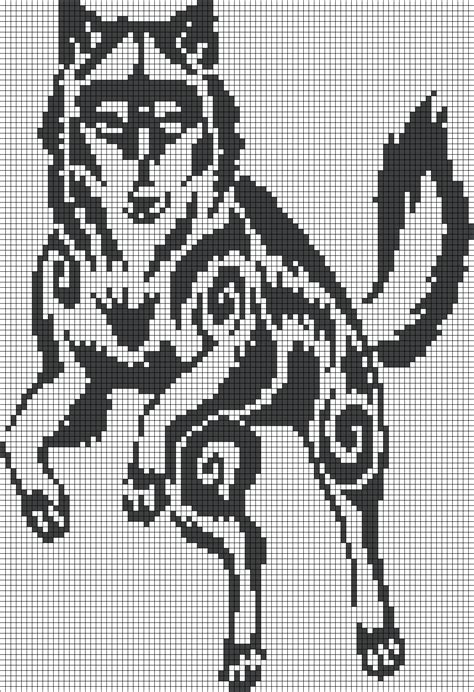 Pixel Art Loup