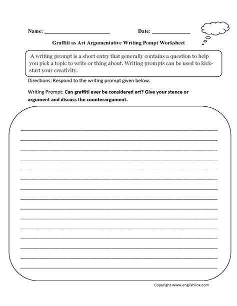 7th Grade Writing Worksheets Printable Printable Worksheets