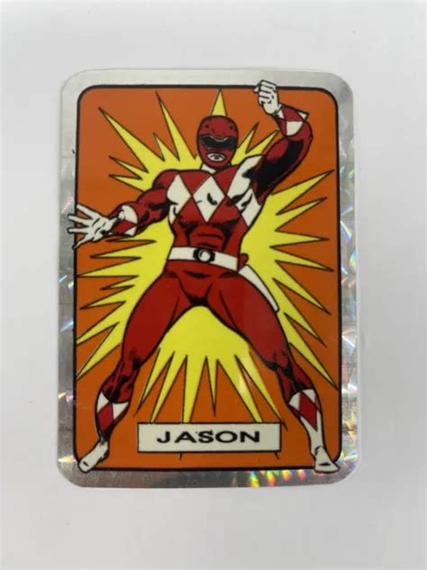 Vintage Mighty Morphin Power Rangers Jason Red Ranger Prism Vending
