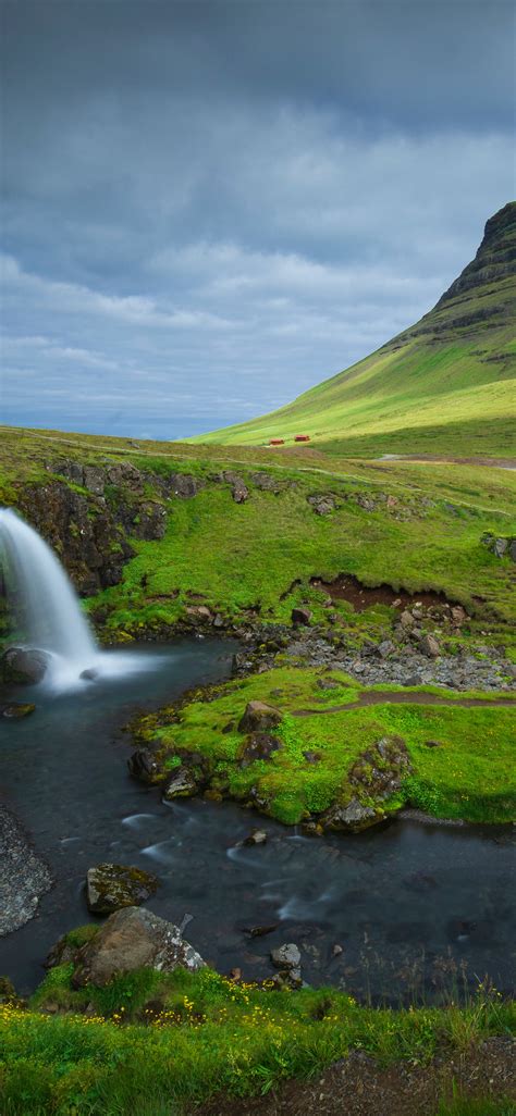 1125x2436 Iceland Mountains Waterfalls Kirkjufell 5k Iphone Xsiphone