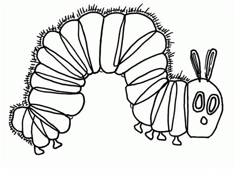 Very Hungry Caterpillar Coloring Pages - Coloring Home