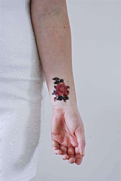 Rose tattoos new tattoos body art tattoos sleeve tattoos tatoos tattoos of stars kunst tattoos tattoo drawings i tattoo. Small pink rose temporary tattoo - Temporary Tattoos by ...