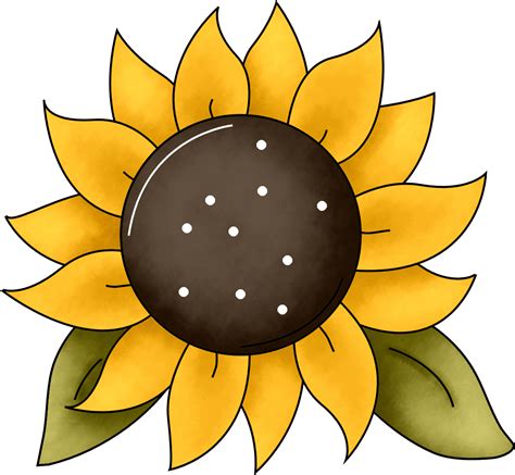 Free Free 98 Printable Simple Sunflower Clipart SVG PNG EPS DXF File