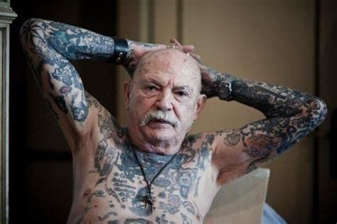 senior citizens reveal what tattoos look like on aging skin older people with tattoos old
