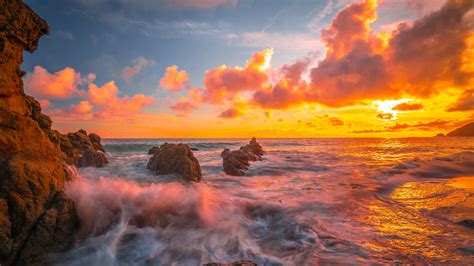Ocean Sunset Photography Wallpapers Wallpaper Cave