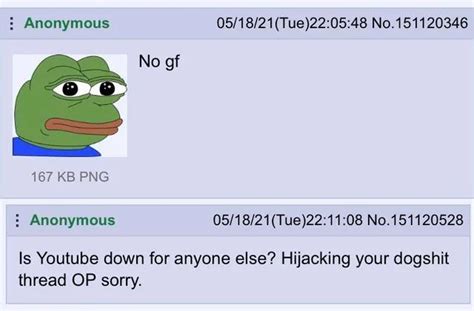 Anon Asks The Real Questions Greentext