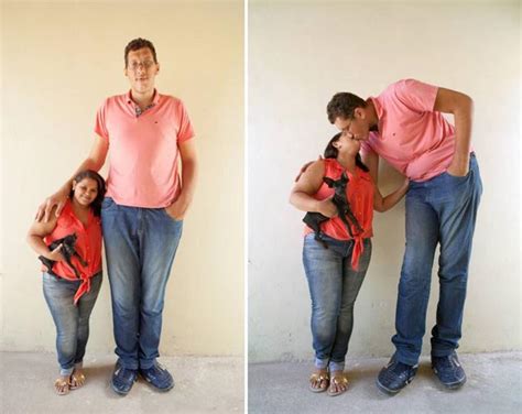 Brazils Tallest Man Finds Love With Tiny Woman Kannadiga World