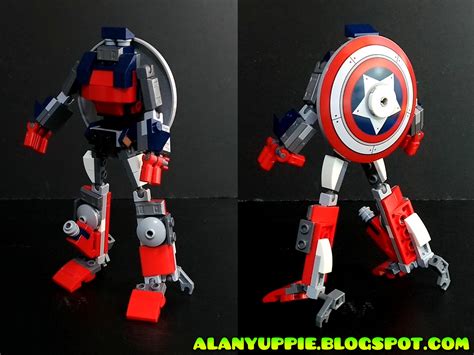 Lego Moc Transformer Starship Falcon From Lego Marvel Set 76168