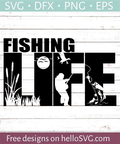 2254+ Fishing Svg Files Free - SVG,PNG,EPS & DXF File Include