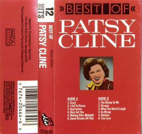 Album The Best Of Patsy Cline De Patsy Cline Sur Cdandlp