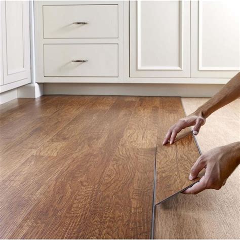 A couple of you have said to apply vinyl adhesive. Trafficmaster Peel And Stick Vinyl Plank Flooring ...