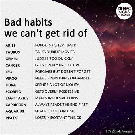 Worst Traits Of Zodiac Signs Negative Characteristics Images And