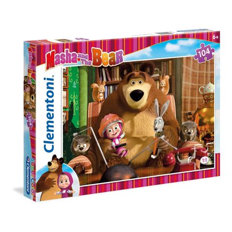 Clementoni Παζλ 104Τεμ Masha And The Bear 1210 27923 Toys Shopgr