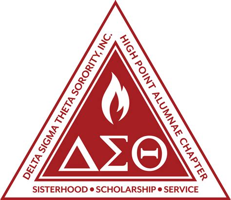 Delta Sigma Theta Logo Triangle Hd Png Download Original Size Png