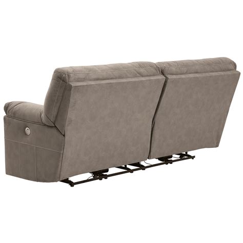 Benchcraft By Ashley Cavalcade Casual Two Seat Reclining Power Sofa