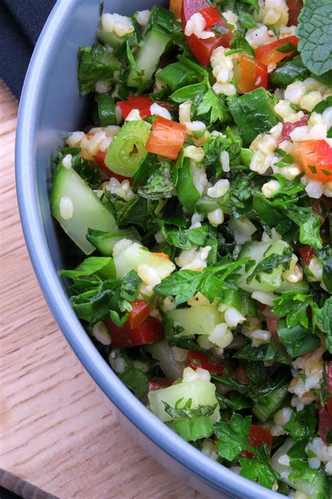 Früher ging die diagnose diabetes mellitus mit verzicht und einschränkungen in der ernährung einher. Tabbouleh - arabisk persillesalat med bulgur og frisk ...