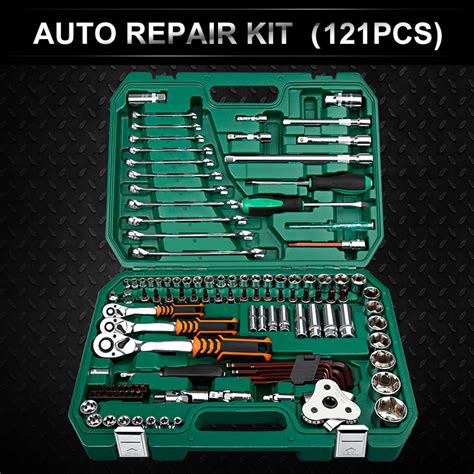 Sourcing guide for fixing car tools: 121PC Car Repair Tools Mechanic Tools Set Socket Wrench ...