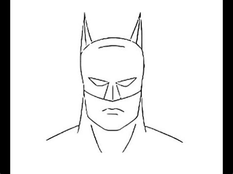 Which will help to draw. How to draw easy Batman face drawing step by step - YouTube